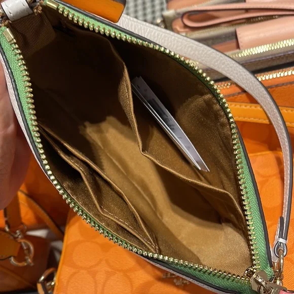 Coach Nolita 19 With Rainbow Coach 
Gold/Chalk Multi - Picture 16 of 16